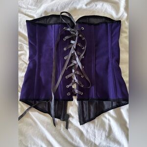 Deep Purple/Indigo Corset Top
